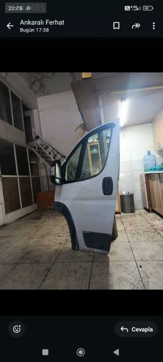 Fiat Ducato Çıkma Sağ ve Sol Dolu Kapı