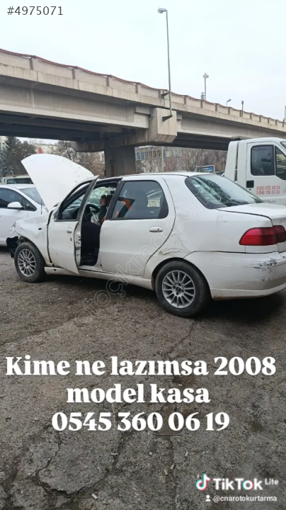 Fiat Albea 2008 1.3 Multijet Hasarlı Araç